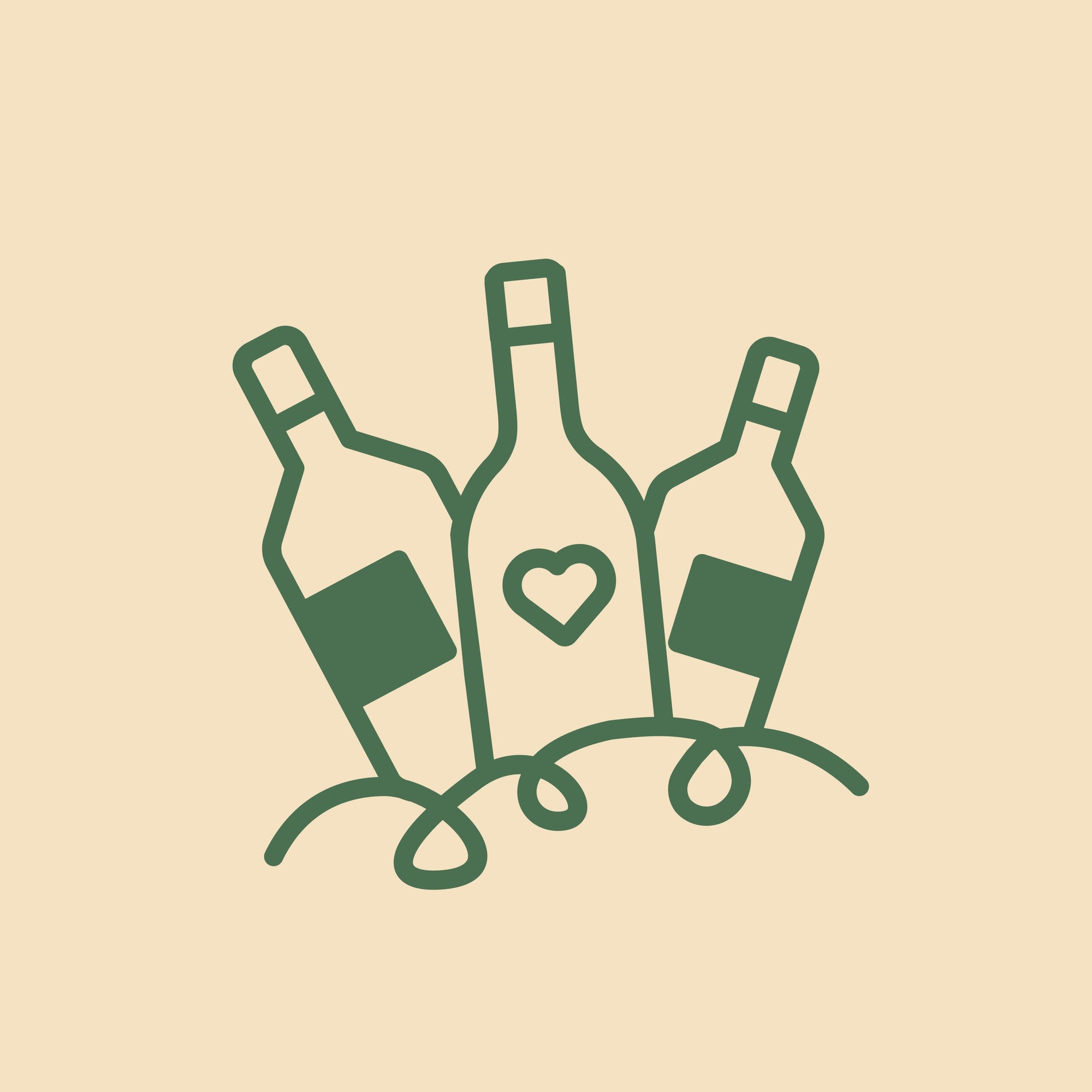Weinabo drei Flaschen