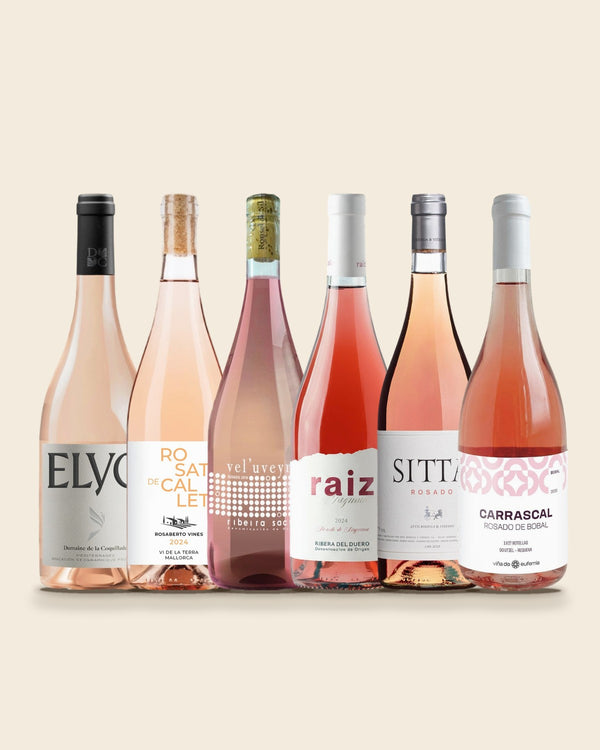 Probier-Box La vie en rose: sechs Rosés